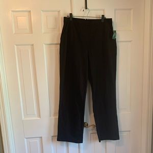 LL Bean Med Black Straight Leg Perfect Fit Pants